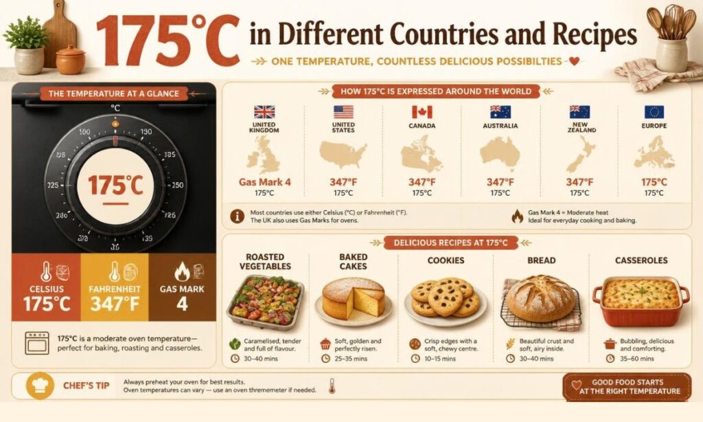 175°C in Different Countries and Recipes