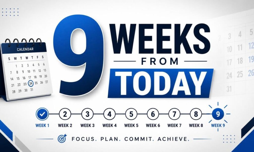 9 Weeks From Today