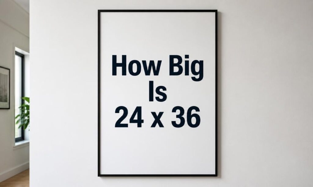 How Big Is 24 x 36