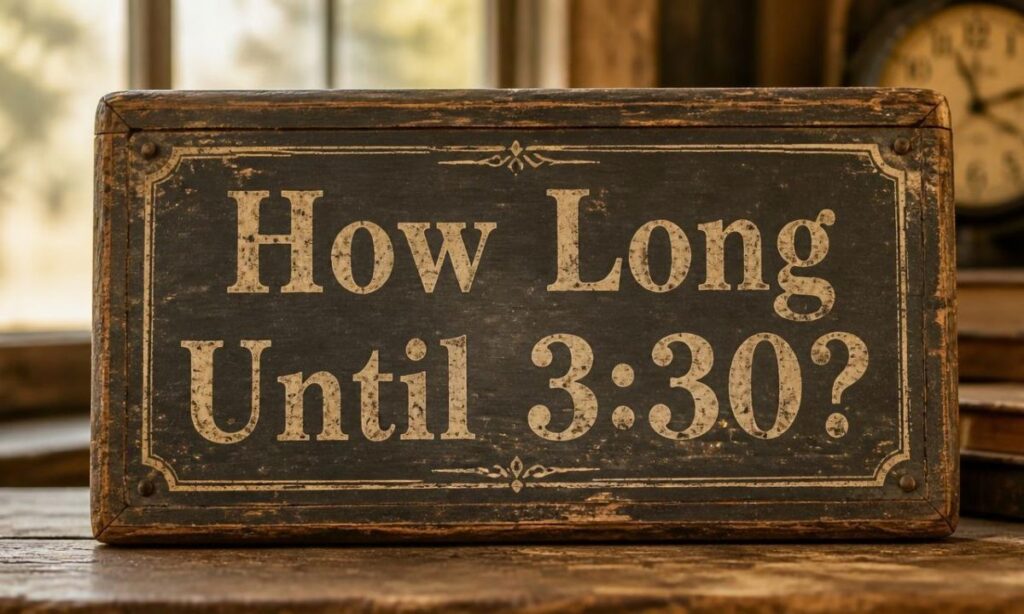 How Long Until 3:30?