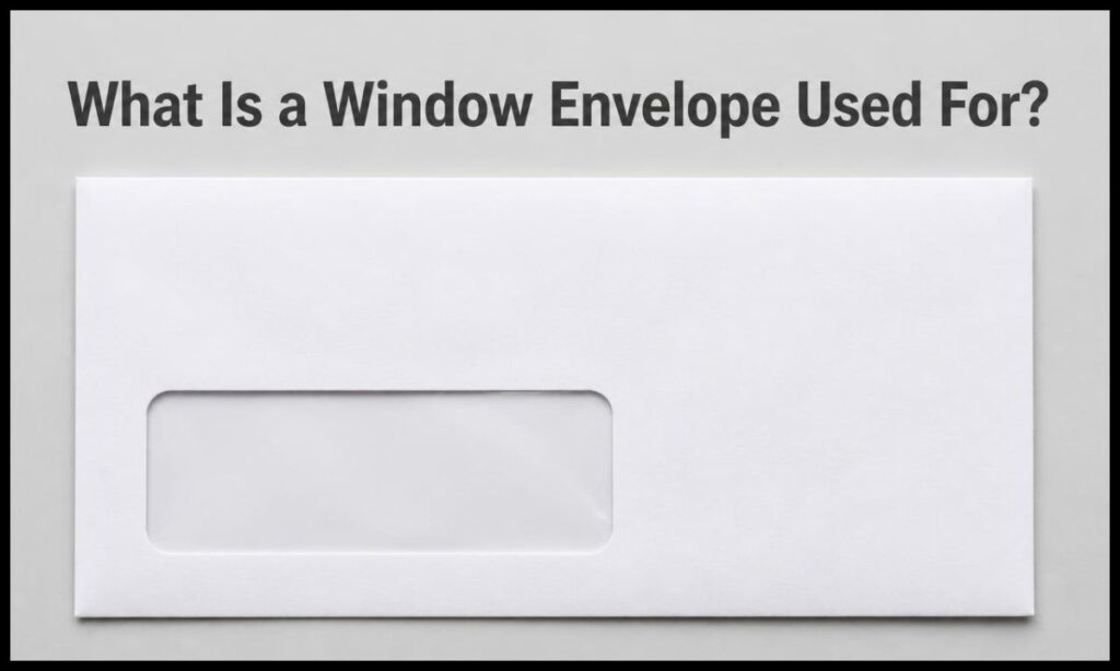 what-is-a-window-envelope-used-for