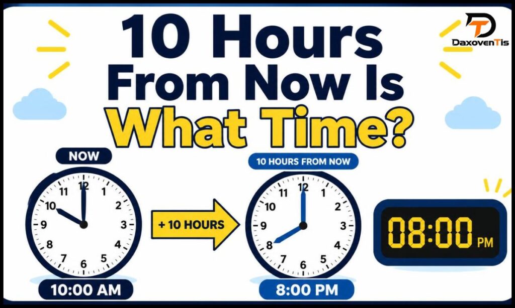 10 Hours From Now Is What Time?