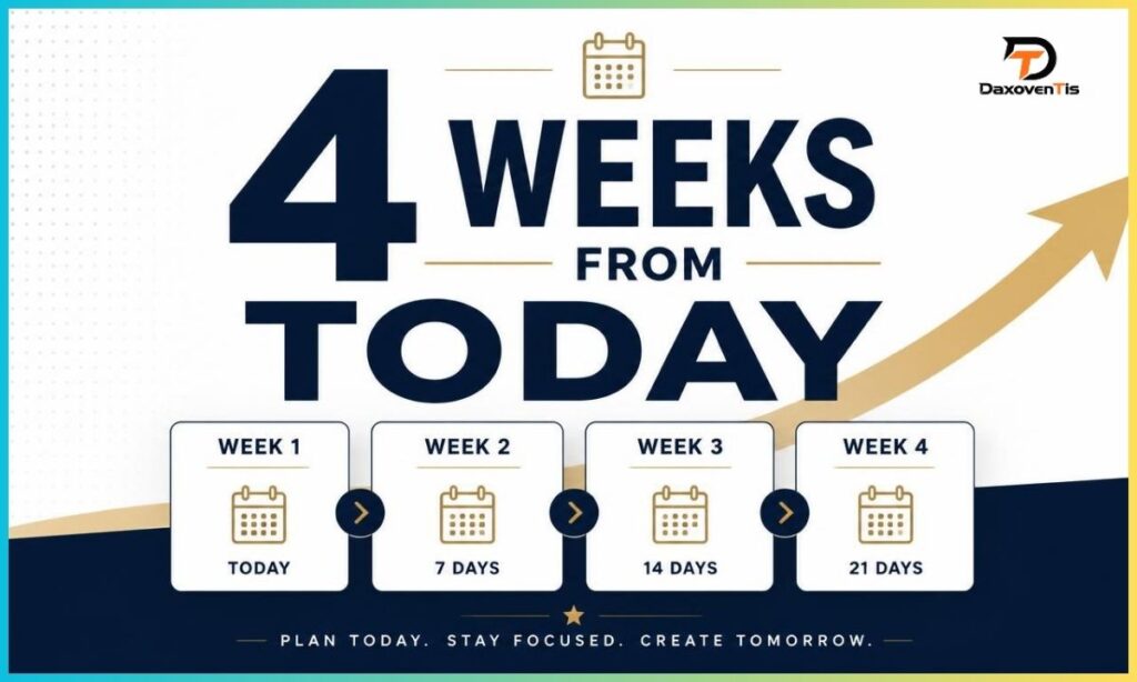 4 Weeks From Today