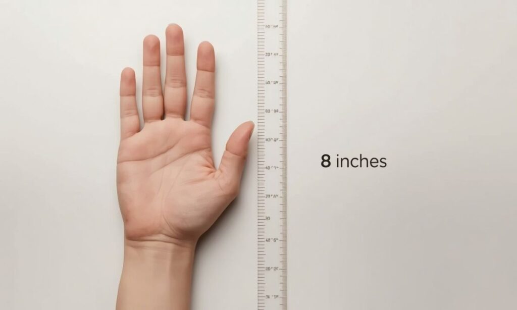 how-8-inches-compares-to-a-hand