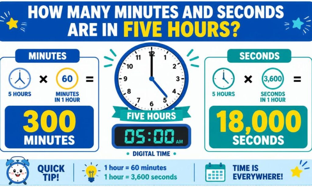 how-many-minutes-and-seconds-are-in-five-hours
