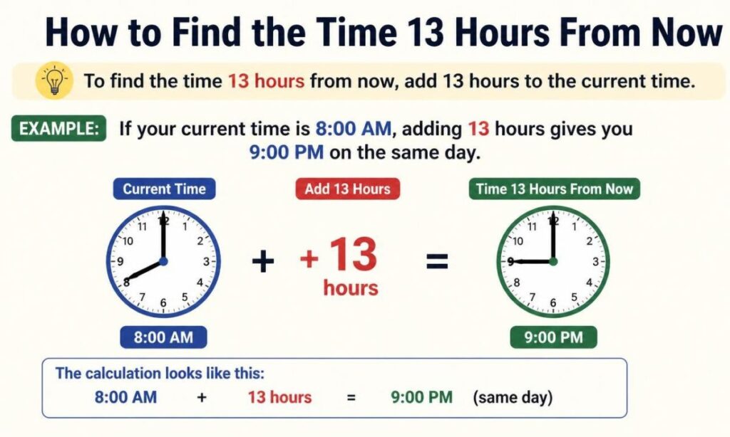 how-to-find-the-time-13-hours-from-now