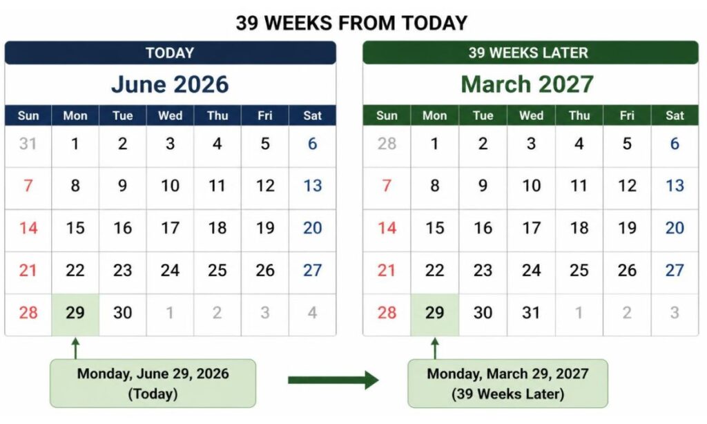 what-date-is-39-weeks-from-today-on-a-calendar